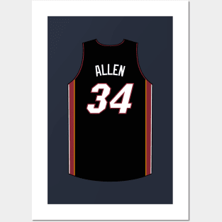 Ray Allen Miami Jersey Qiangy Posters and Art